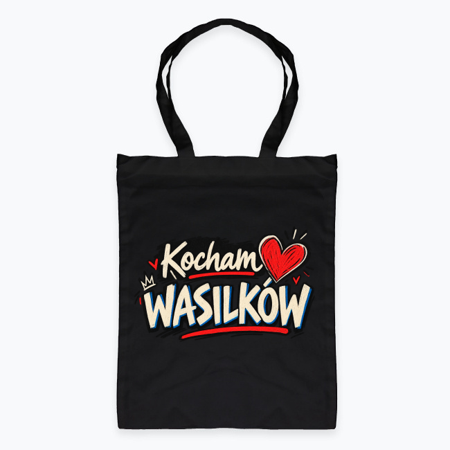 Kocham Wasilków Street Art Heart - Torba