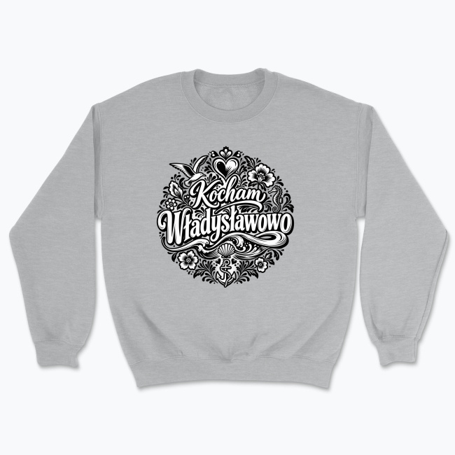 Kocham Władysławowo Folk Sea - Bluza