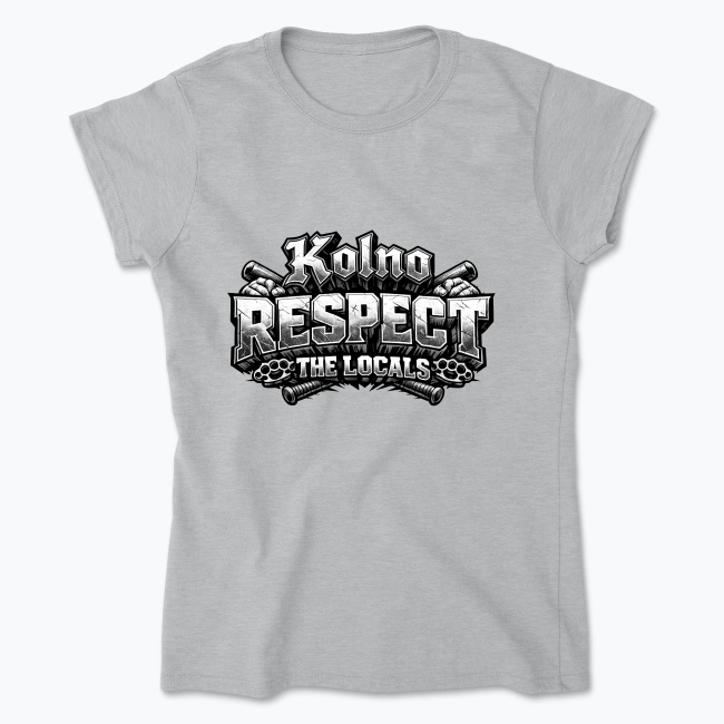 Kolno Respect the Locals - Koszulka damska