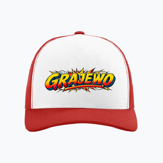 Komiksowe Grajewo - Czapka z daszkiem
