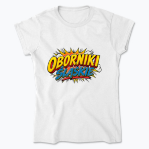 Komiksowe Oborniki Śląskie - Koszulka damska