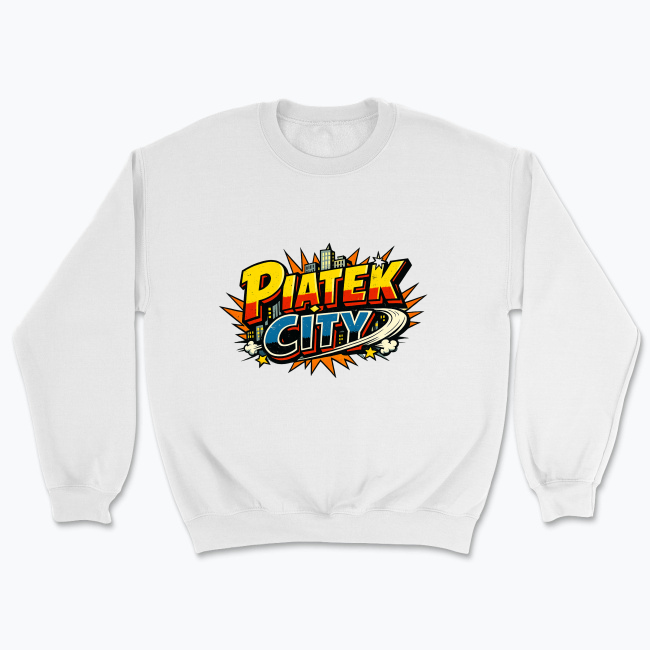 Komiksowy napis Piątek City - Bluza