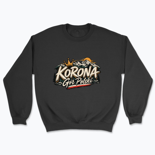 Korona Gór Polski Vintage Mountain Crest - Bluza