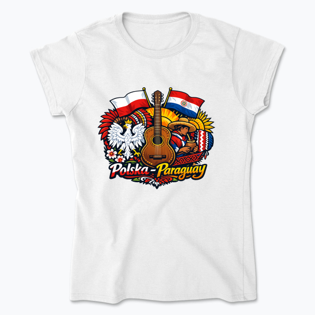 Koszulka Polska-Paragwaj - Koszulka damska