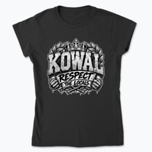 KOWAL Respect the Locals - Koszulka damska