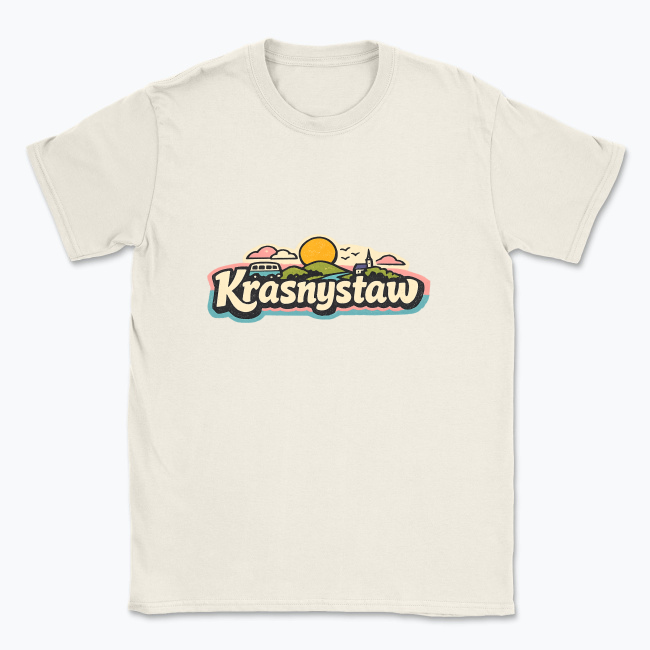 Krasnystaw Retro Pastoral Logo - T-shirt