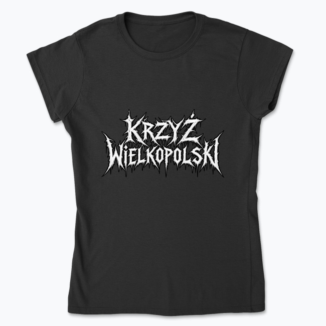 Krzyż Wielkopolski Metal - Koszulka damska