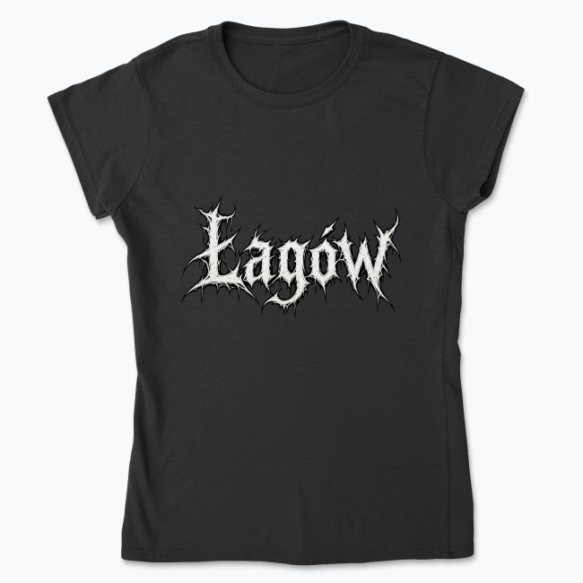 Łagów Metal Logo - Koszulka damska