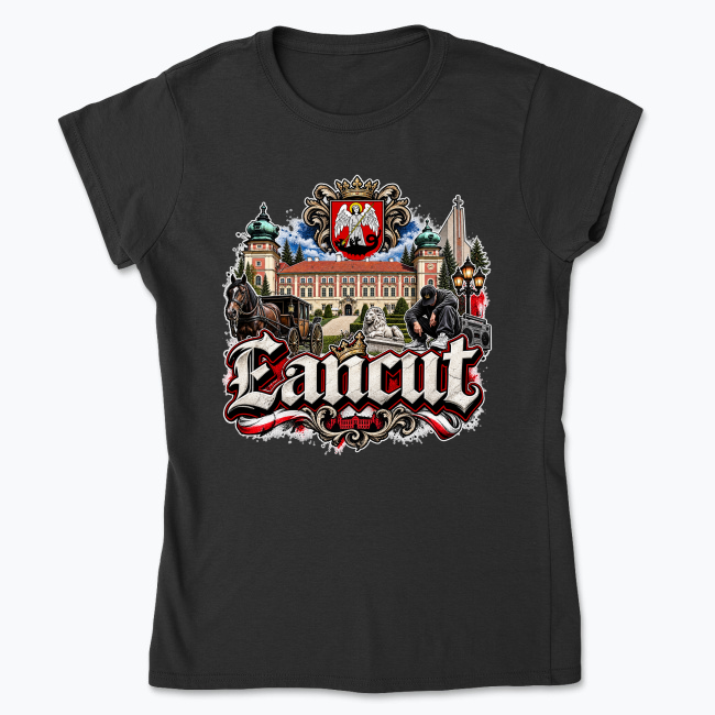 Łańcut Heritage Streetwear Collage - Koszulka damska