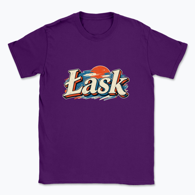 Łask Retro Screenprint - T-shirt