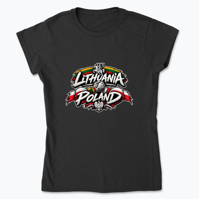 Lithuania Poland Unity - Koszulka damska