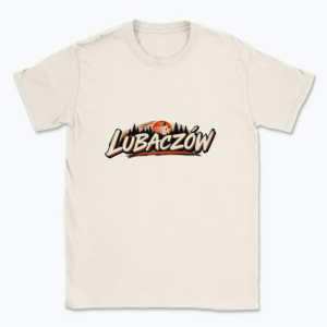 Lubaczów Retro Sunrise - T-shirt