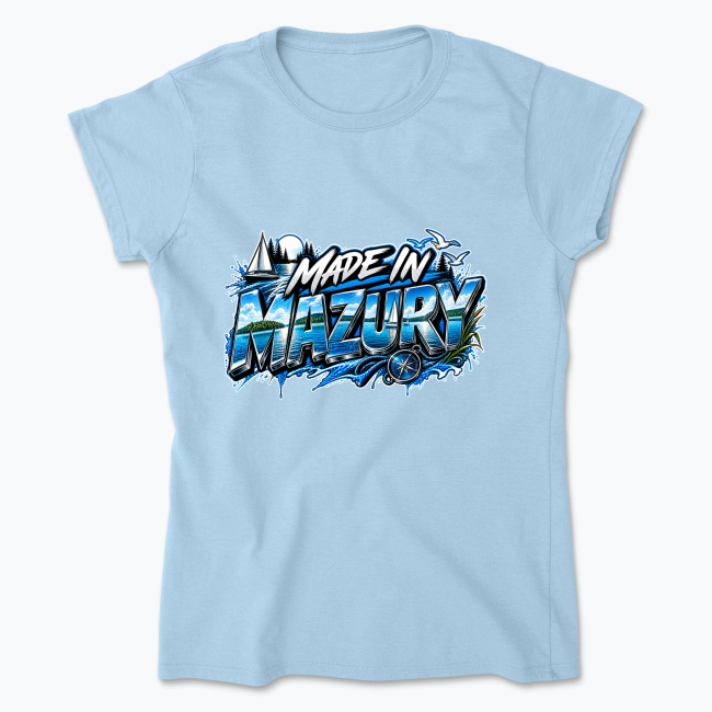 Made in Mazury - Koszulka damska