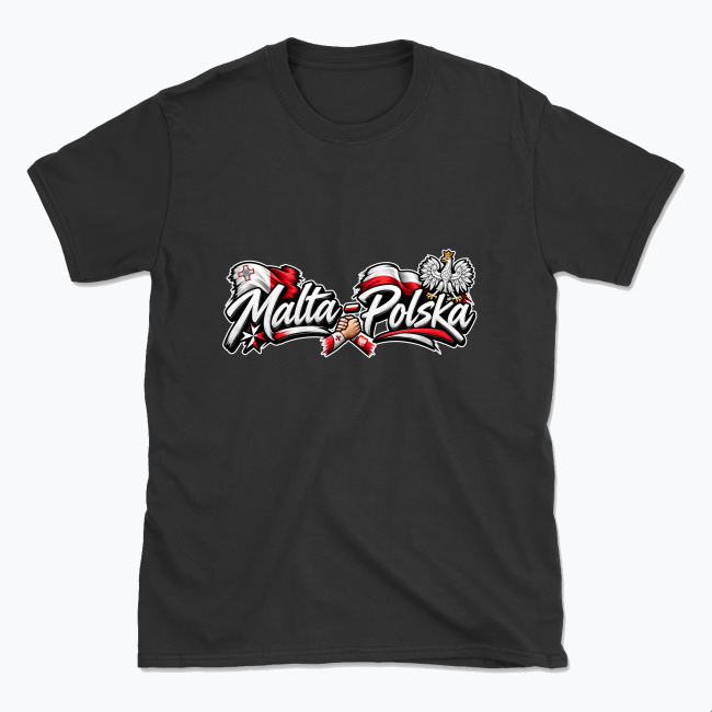 Malta–Polska Unity - T-shirt
