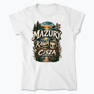 Mazury Kawa Cisza - Koszulka damska