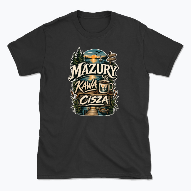 Mazury Kawa Cisza - T-shirt