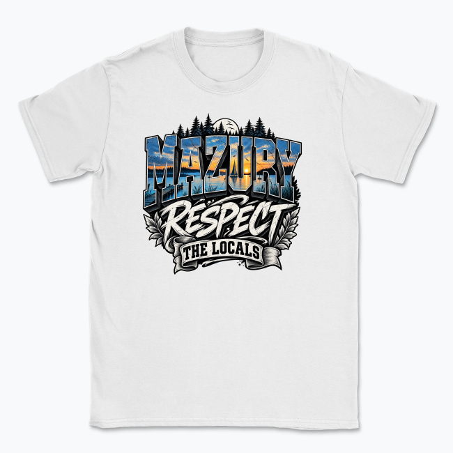 Mazury Respect the Locals - T-shirt