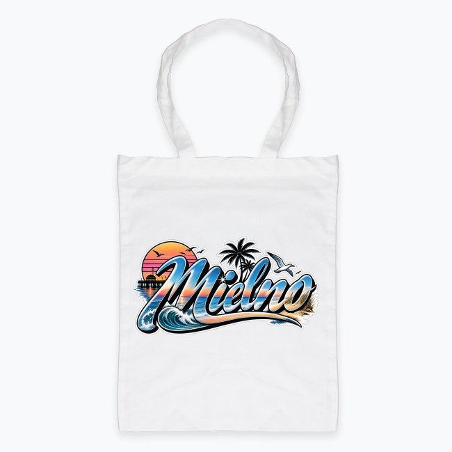 Mielno Retro Beach Sticker - Torba