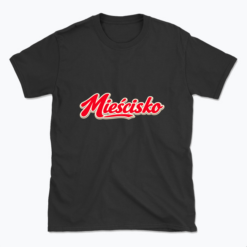 Mieścisko Red Script Logo - T-shirt
