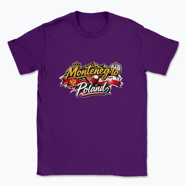Montenegro–Poland Unity - T-shirt