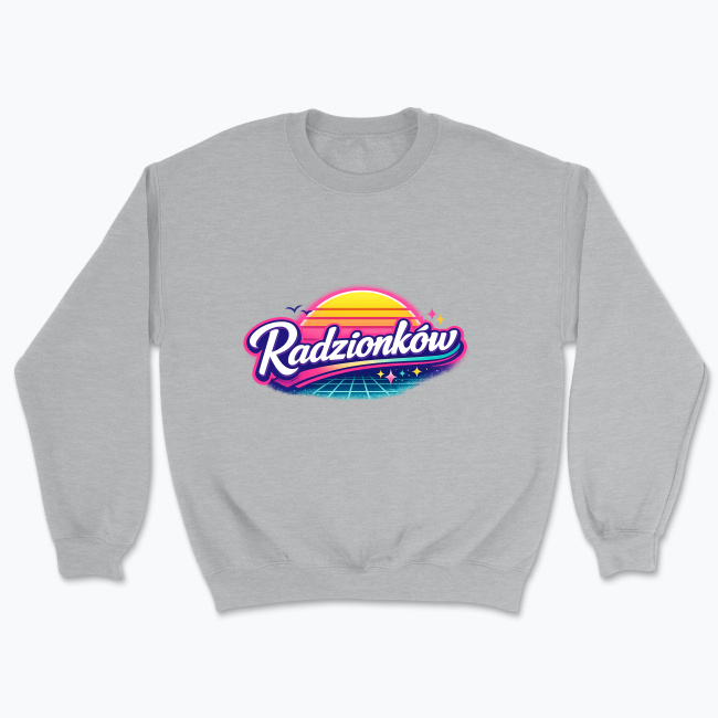Nadruk w stylu Radzionków Retro Sunset - Bluza