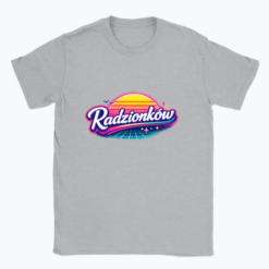 Nadruk w stylu Radzionków Retro Sunset - T-shirt