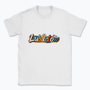 Napis graffiti Lo-fi Lubartów - T-shirt