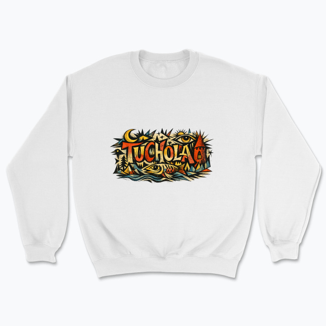 Napis Tuchola w stylu surrealistycznym - Bluza