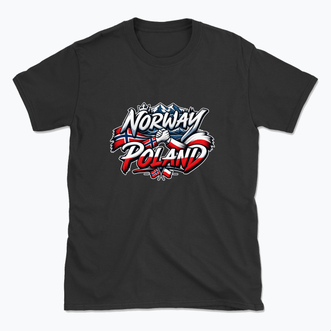 Norway Poland Friendship - T-shirt