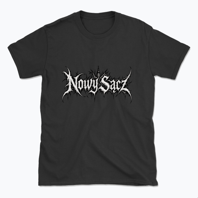 Nowy Sącz Spiked Metal Logo - T-shirt