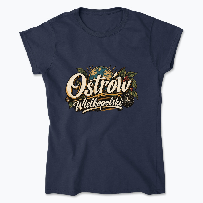 Ostrów Wielkopolski Vintage Coffeehouse - Koszulka damska