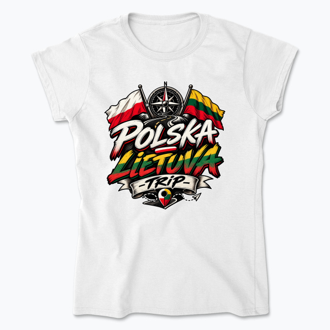 Pamiątka z Litwy - Koszulka damska