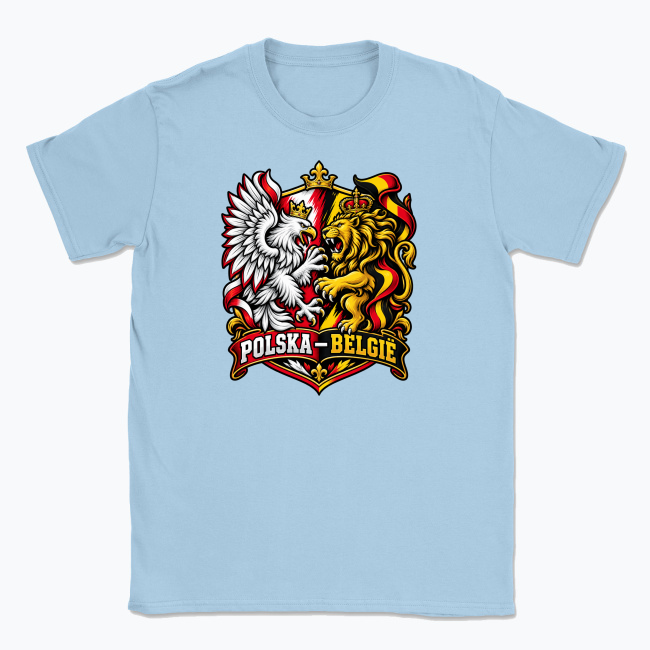 Poland–Belgium Eagle and Lion - T-shirt
