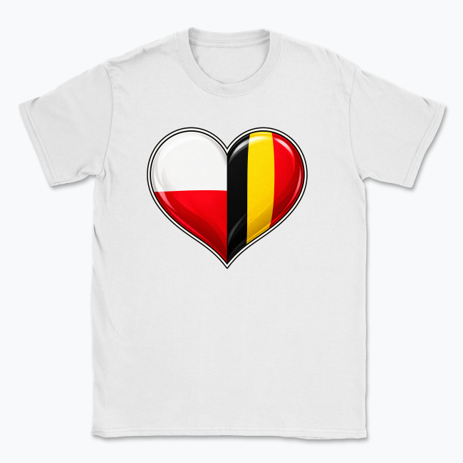 Polish-Belgian unity - T-shirt