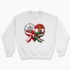 Polish-Hungarian Flag Heart - Bluza