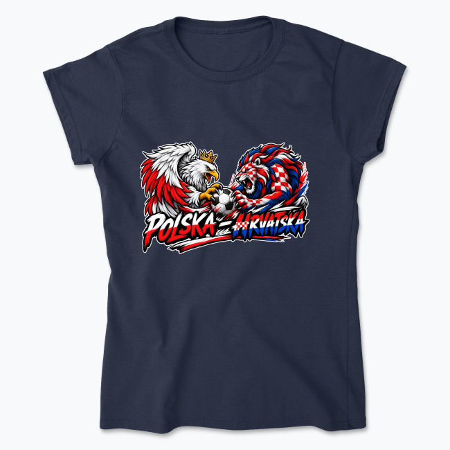 Polska–Hrvatska Mascot Showdown - Koszulka damska