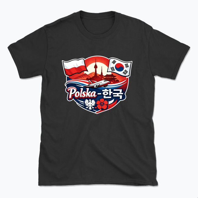 Polska Korea Podróż - T-shirt