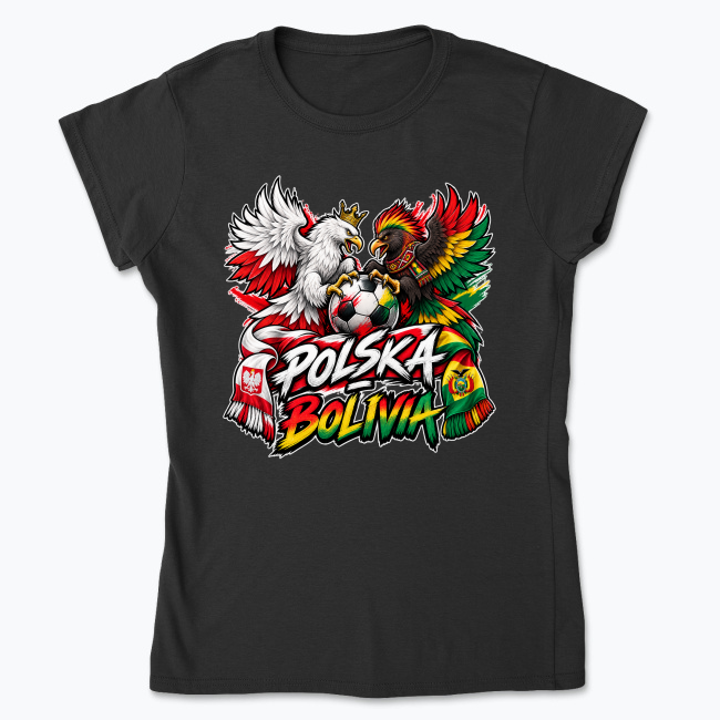 Polska vs Boliwia - Koszulka damska
