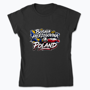 Polska vs Bosnia - Koszulka damska