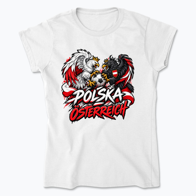Polska vs Österreich - Koszulka damska