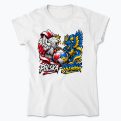 Polska vs Ukraina - Koszulka damska