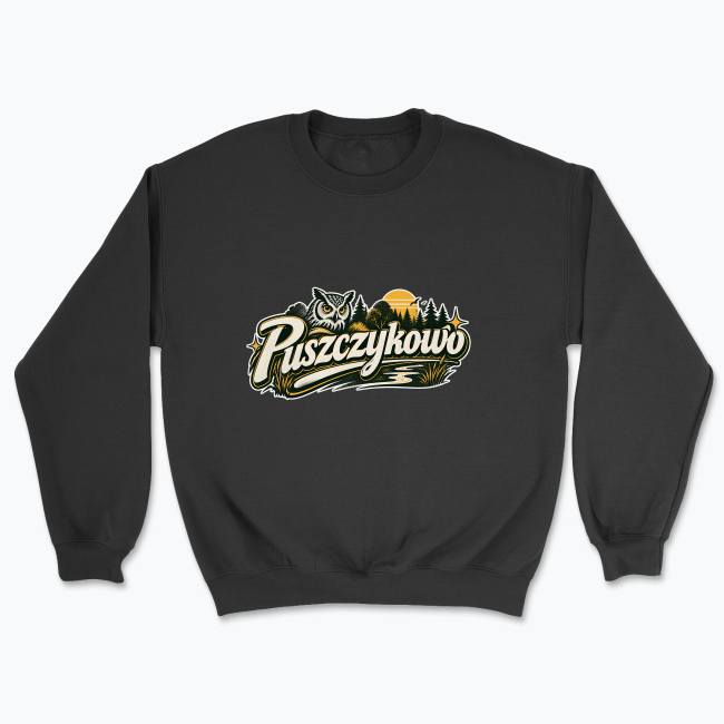 Puszczykowo Retro Forest Club Sticker - Bluza