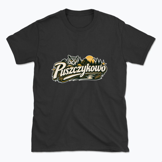 Puszczykowo Retro Forest Club Sticker - T-shirt