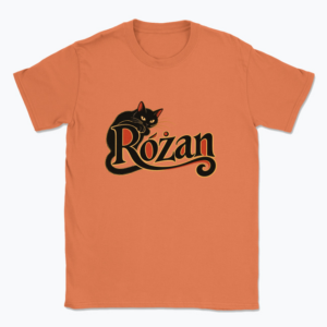 Różan The Black Cat Poster - T-shirt