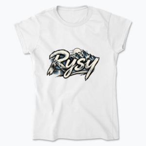 Rysy Mountain Brush Lettering - Koszulka damska
