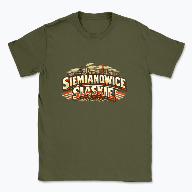 Siemianowice Śląskie Retro Industrial - T-shirt