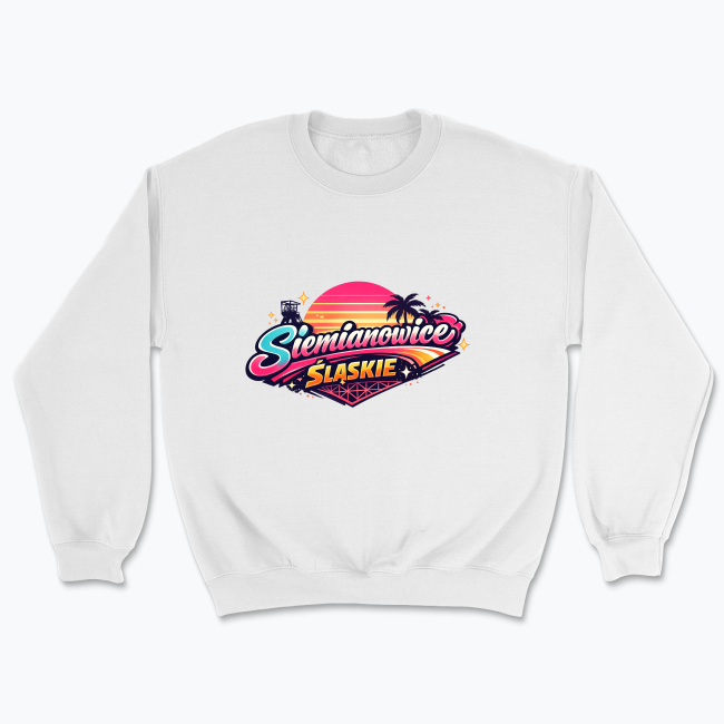 Siemianowice Śląskie Retro Sunset Design - Bluza