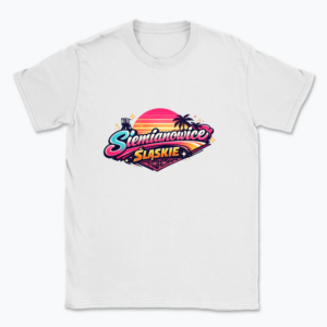 Siemianowice Śląskie Retro Sunset Design - T-shirt