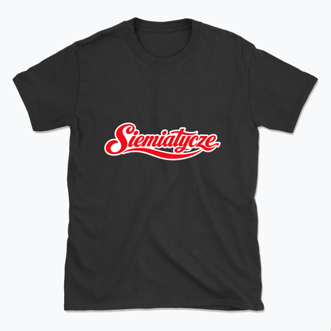 Siemiatycze Red Script - T-shirt