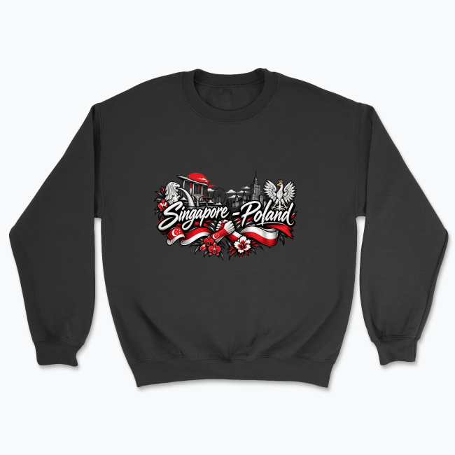 Singapore–Poland Friendship Crest - Bluza